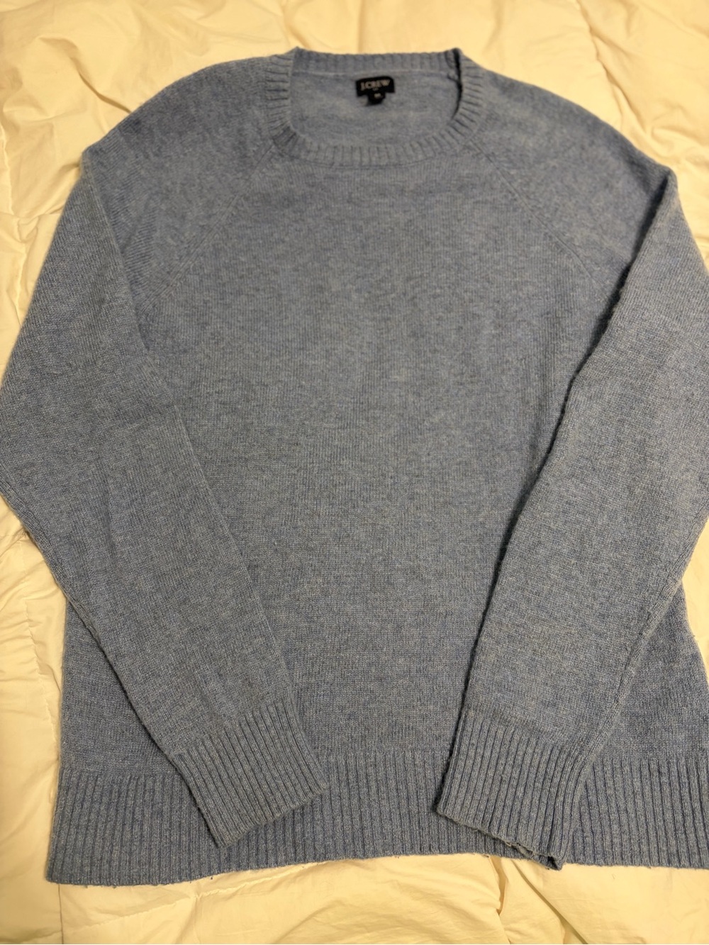 J. Crew Men's Sky Blue Crewneck Sweater